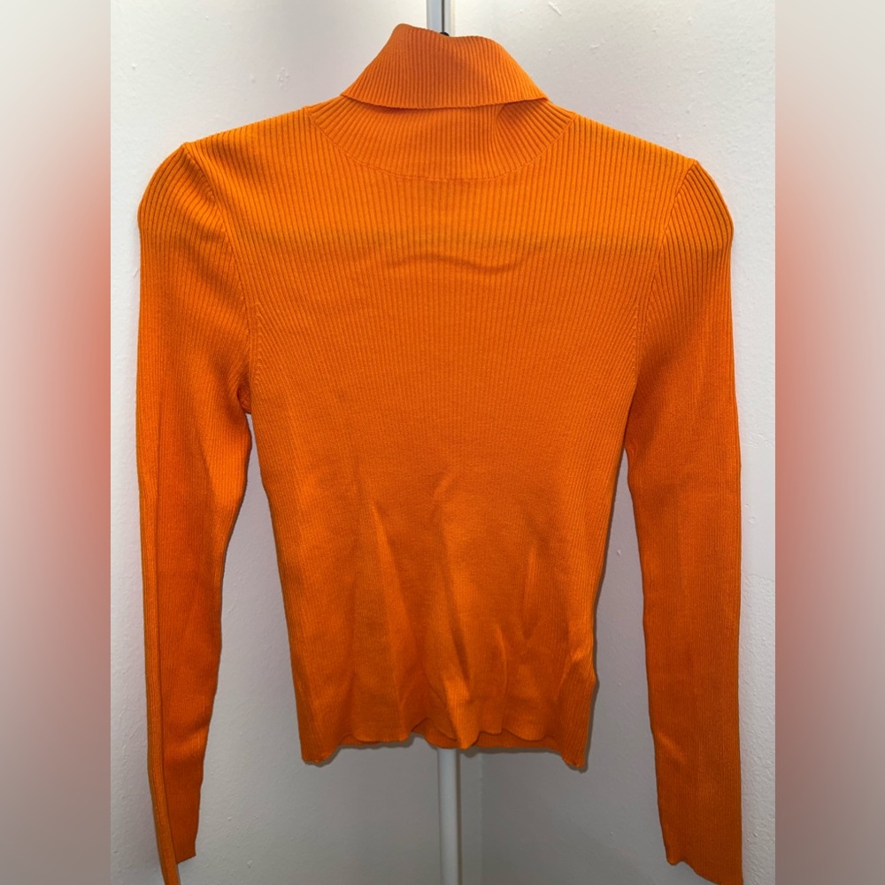 Orange Sweater Long Sleeve